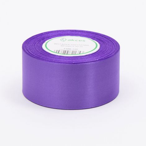 Wstążka satynowa Akces Fioletowa wrzosowa, 38mm x 33m